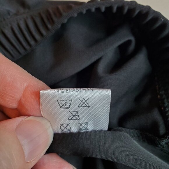 NEW WATER PRINCESS SZ XL 2 Piece Black Swimsuit Boho Cruisewear Vacation - Picture 10 of 11